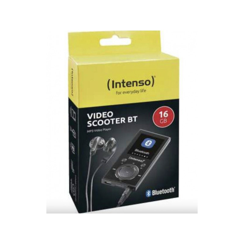 Intenso MP3 player Video Scooter BT 16GB Black (3717470)