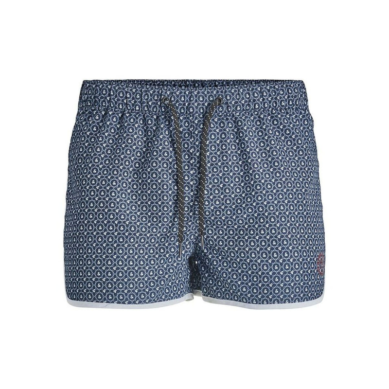 Herren Badehose Jack & Jones MONOGRAM 12228837 Marineblau