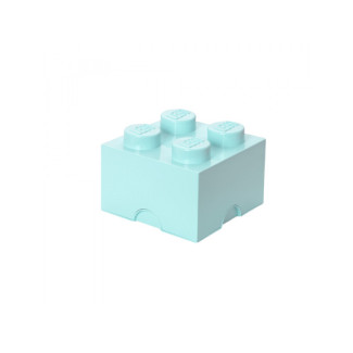 LEGO Brique de rangement 4 plots bleu aqua (40051742)