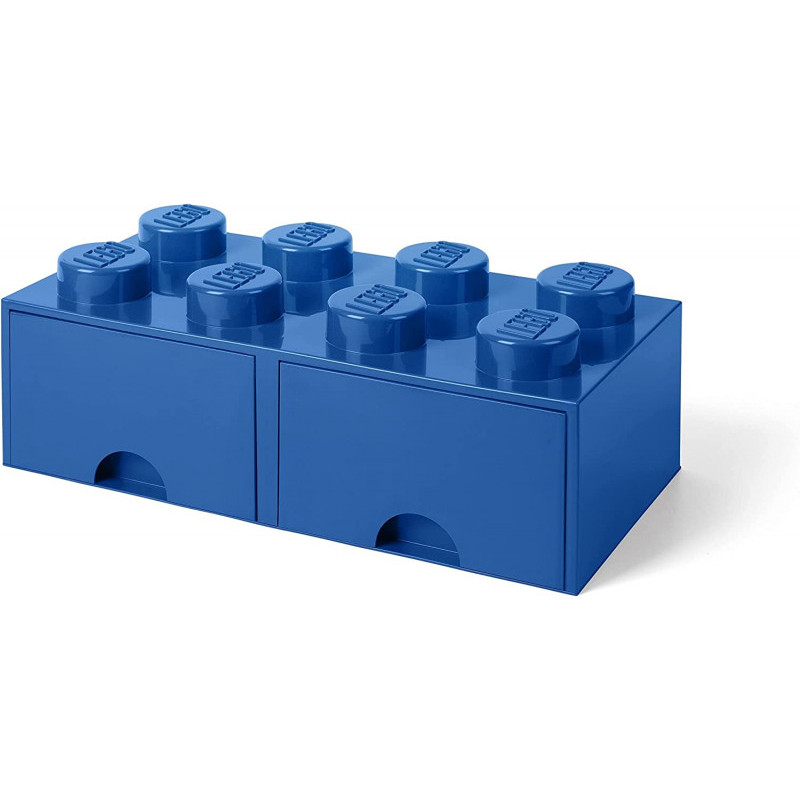 LEGO Brique de rangement 8 plots + 2 tiroir bleu (40061731) LEGO Brique de rangement 8 plots + 2 tiroir bleu (40061731)