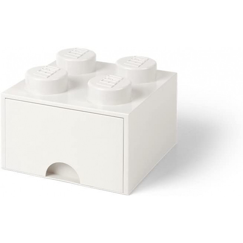 LEGO Brique de rangement 4 plots + 1 tiroir blanc (40051735) LEGO Brique de rangement 4 plots + 1 tiroir blanc (40051735)