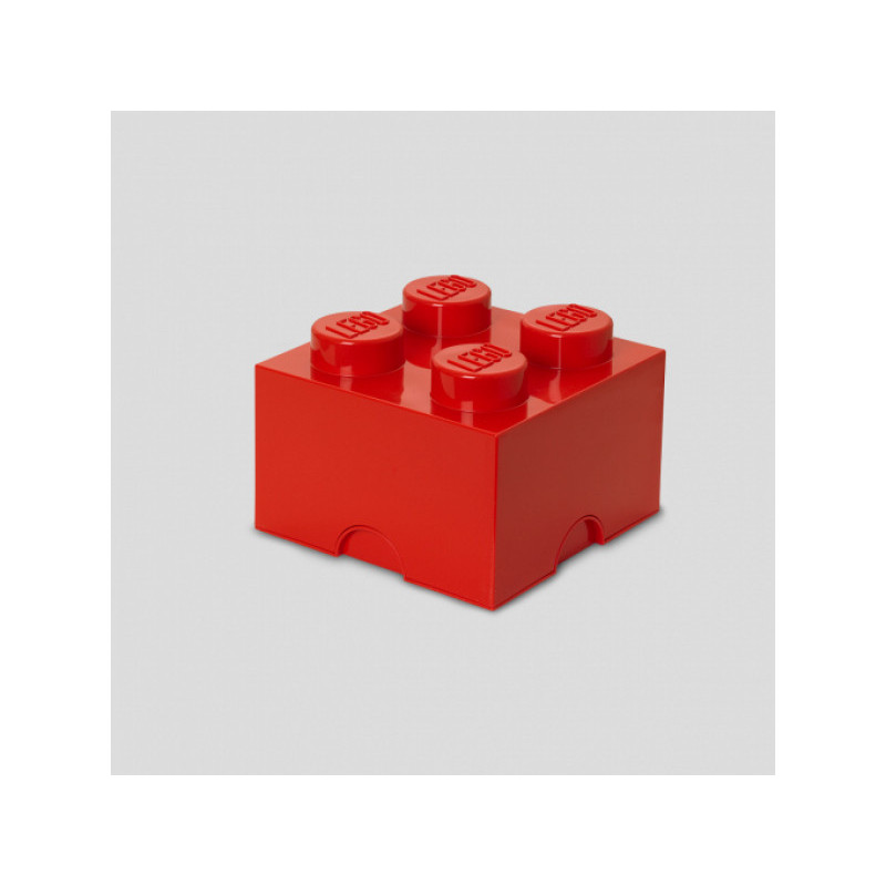 LEGO Brique de rangement 4 plots rouge (40031730) LEGO Brique de rangement 4 plots rouge (40031730)