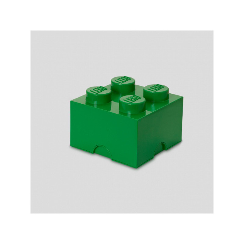 LEGO Brique de rangement 4 plots verte (40031734)