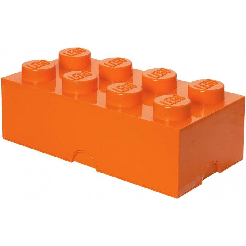 LEGO Brique de rangement 8 plots orange (40041760)