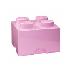 LEGO Brique de rangement 4 plots rose (40031738)