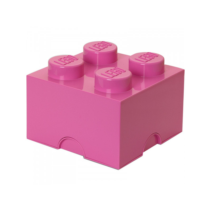 LEGO Brique de rangement 4 plots pink (40031739) LEGO Brique de rangement 4 plots pink (40031739)