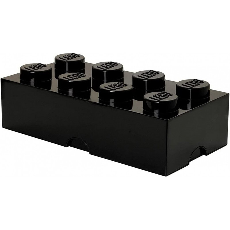 LEGO Brique de rangement 8 plots noir (40041733)