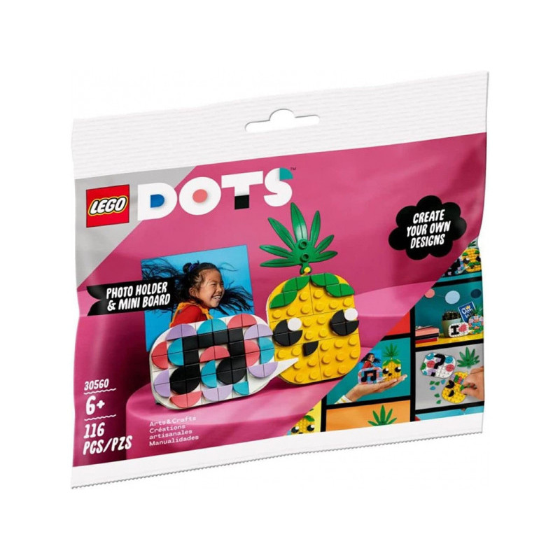 LEGO Dots - Le porte-photo et mini tableau Ananas (30560)