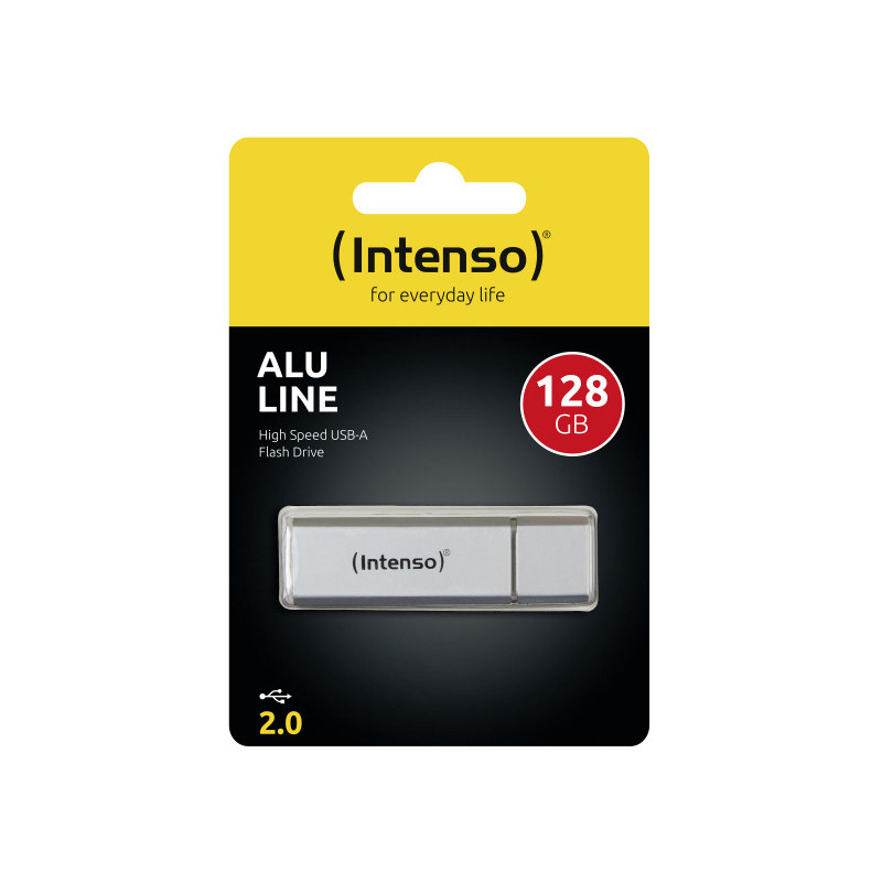 Intenso USB Flash Drive Alu Line 128 Go Argent (3521496) Intenso USB Flash Drive Alu Line 128 Go Argent (3521496)