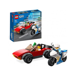 LEGO City - La course-poursuite de la moto de police (60392)