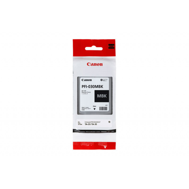 Canon PFI-030MBK Encre à pigments 55ml 3488C001 Canon PFI-030MBK Encre à pigments 55ml 3488C001