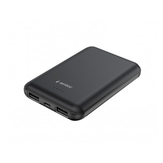 Gembird PB05-01 power bank Lithium-Ion Li-Ion 5000 mAh Black PB05-01