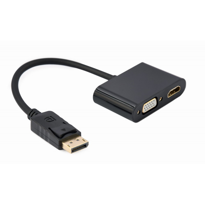 CableXpert DisplayPort auf HDMI + VGA Adapter - A-DPM-HDMIFVGAF-01 CableXpert DisplayPort auf HDMI + VGA Adapter - A-DPM-HDMIFVGAF-01