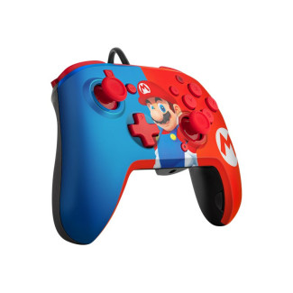 PDP Controller Faceoff Deluxe Audio Mario Switch 500-134-EU-C1MR-1