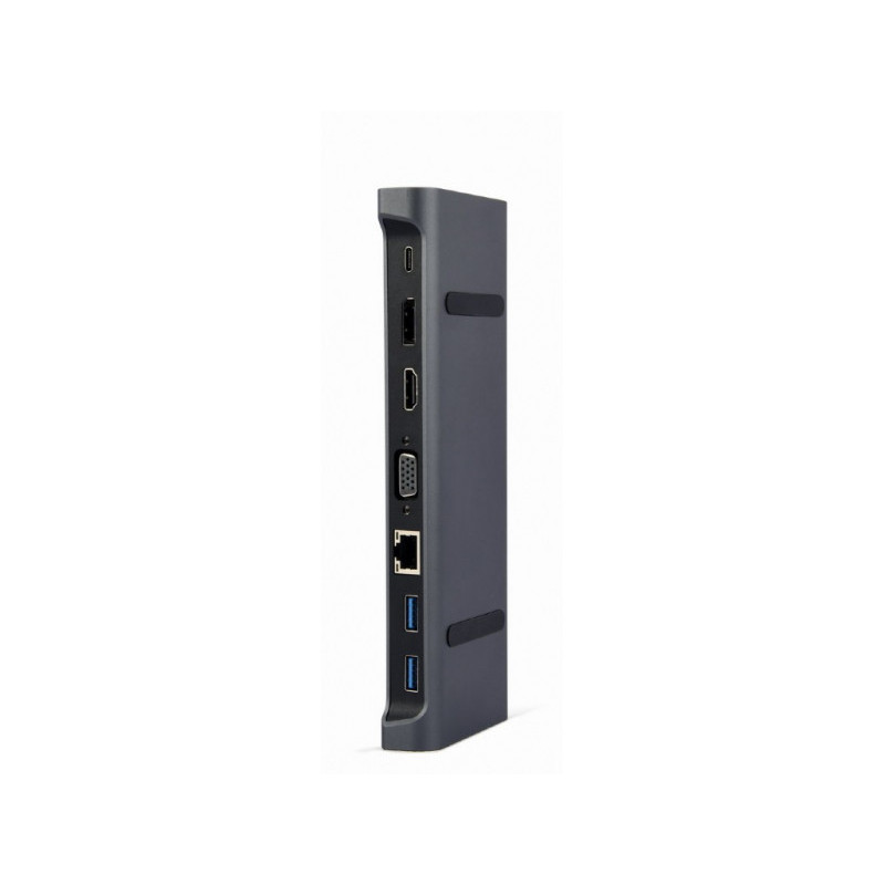 CableXpert USB Typ-C Kombi-Adapter (Hub + HDMI + PD + LAN) - A-CM-COMBO9-02