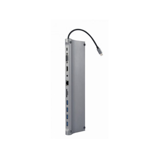 CableXpert USB Type C 11in1 multi port adapter USB hub HDMI A-CM-COMBO11-01