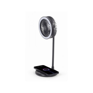 OEM table fan with lamp and wireless charger - TA-WPC10-LEDFAN-01