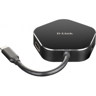 D-Link 4 In 1 USB-C Hub mit HDMI/USB-C Ladeanschluss DUB-M420
