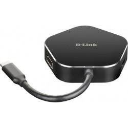 D-Link 4 In 1 USB-C Hub mit HDMI/USB-C Ladeanschluss DUB-M420