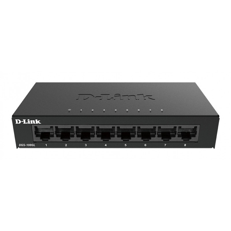 D-Link 8 Port unmanaged Switch DGS-108GL/E D-Link 8 Port unmanaged Switch DGS-108GL/E