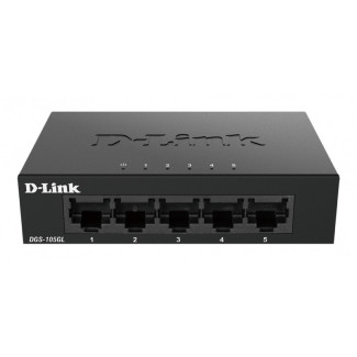 D-Link 5 Port Gigabit Unmanaged Desktop Switch DGS-105GL/E