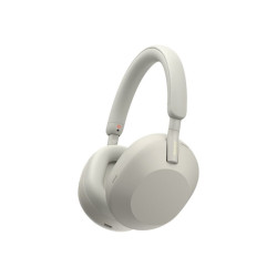 Sony Casque sans fil WH-1000XM5 à réduction de bruit  Argent Platine WH1000XM5S.CE7