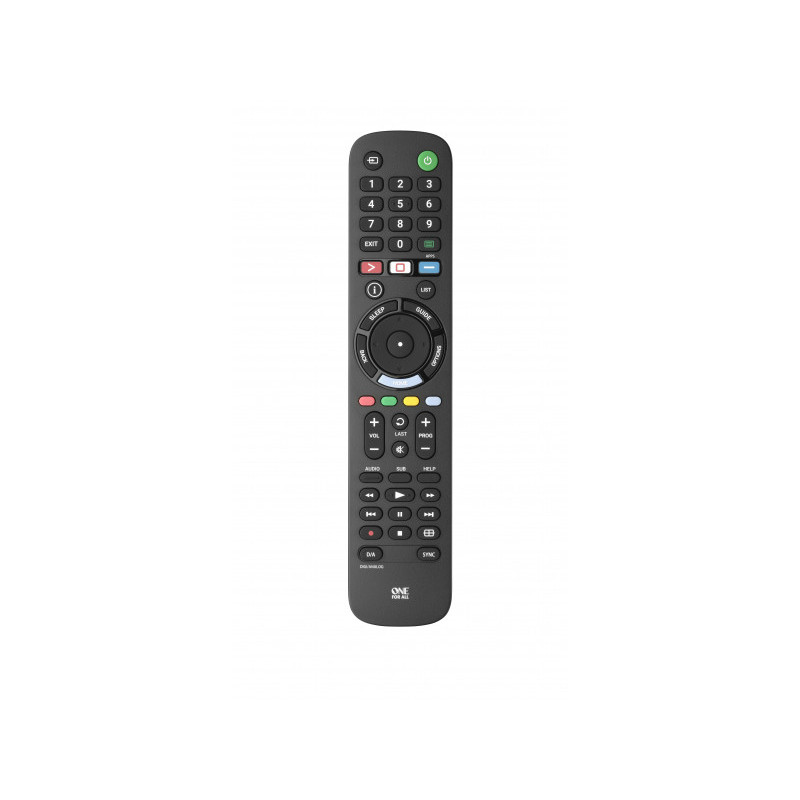 One for All Replacement Remote for Sony TVs Schwarz URC4912