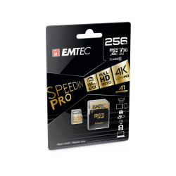 Emtec memory card microSDXC 256GB SpeedIN PRO CL10 100MB/s FullHD 4K