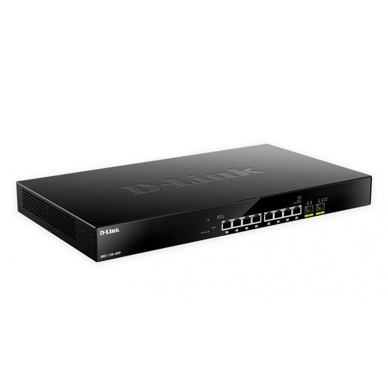 D-Link 10 Port Multi-Gigabit PoE Smart Managed Switch DMS-1100-10TP D-Link 10 Port Multi-Gigabit PoE Smart Managed Switch DMS-1100-10TP