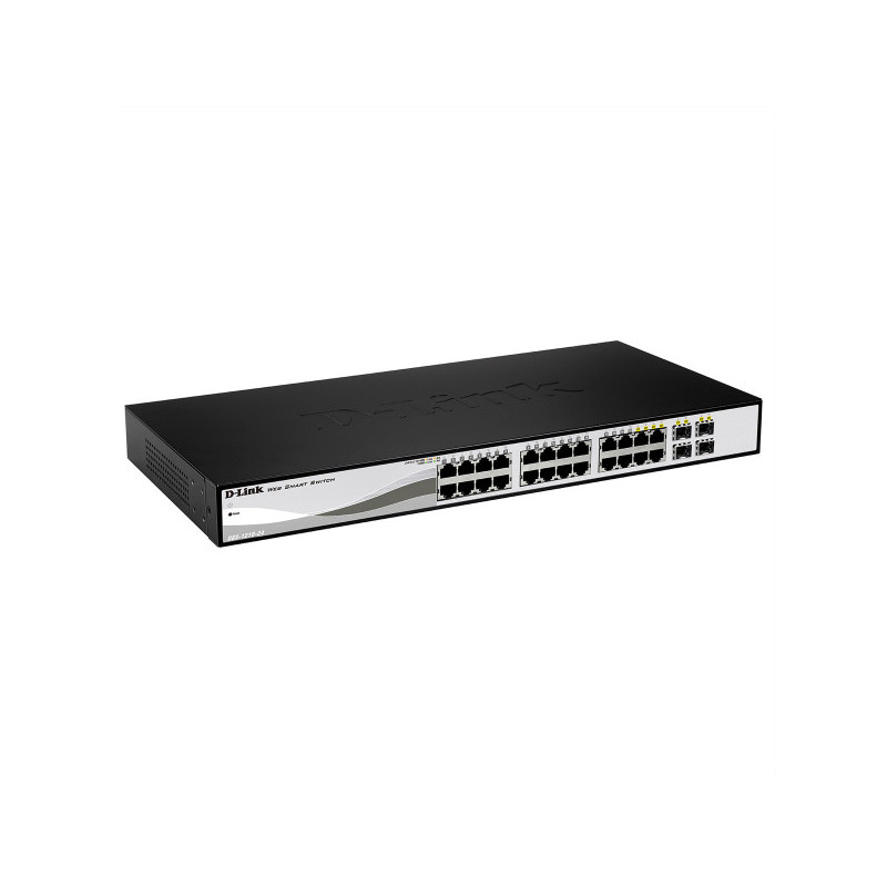 D-Link Smart Switch 24 x 10/100/1000(PoE+)+ 4x Combo Gigabit DGS-1210-24P/E D-Link Smart Switch 24 x 10/100/1000(PoE+)+ 4x Combo Gigabit DGS-1210-24P/E