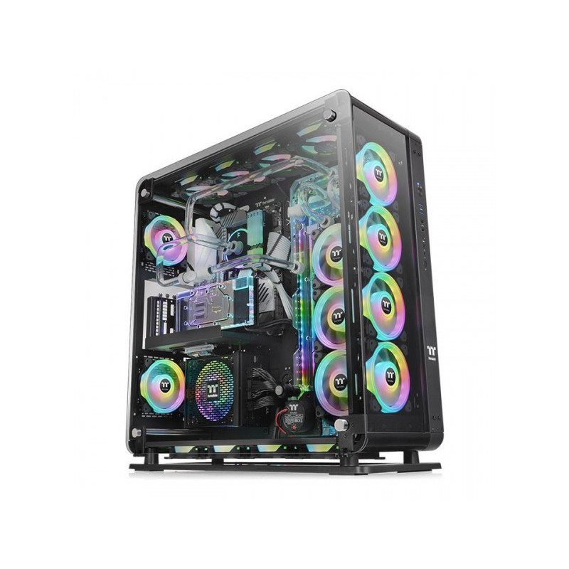 Thermaltake PC- Gehäuse Core P8 TG Black - CA-1Q2-00M1WN-00