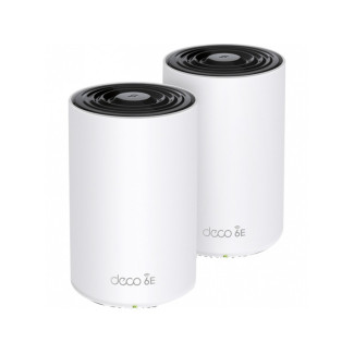 TP-LINK AXE5400 Wi-Fi 6E Tri-Band Mesh Router White - Deco XE75(2-pack)