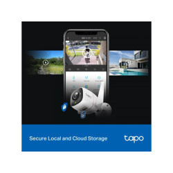TP- LINK Caméra de surveillance 4 MP Wi-Fi 2.4GHz Blanc - Tapo C325WB
