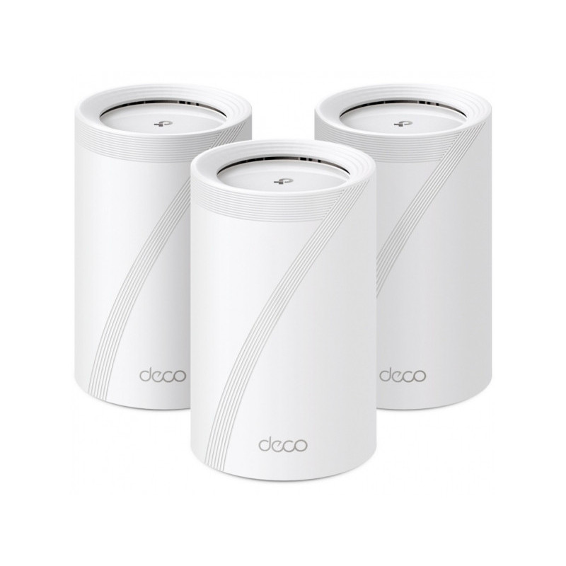 TP-Link BE9300 Whole Home Mesh Wi-Fi 7 PoE Router White - DECO BE65(3-PACK)