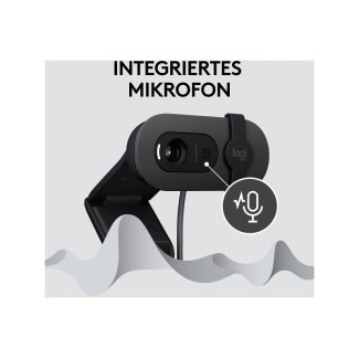 Logitech Webcam Brio 100 graphite black - 960-001585