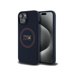 Red Bull iPhone 14 cas marine Silicone Red Ring MagSafe