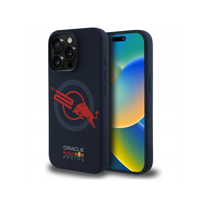 Étui Red Bull pour iPhone 15 Pro HC Silicone Red Lining MagSafe Étui Red Bull pour iPhone 15 Pro HC Silicone Red Lining MagSafe