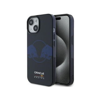 Red Bull iPhone 15 cas marine IML Deux taureaux MagSafe