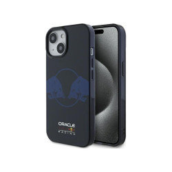 Red Bull iPhone 15 cas marine IML Deux taureaux MagSafe