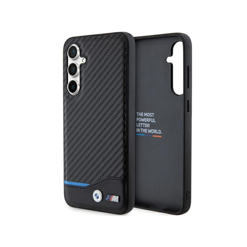 BMW Coque Cuir Samsung Galaxy S23 FE S711 Noir Carbone MPN BMW Coque Cuir Samsung Galaxy S23 FE S711 Noir Carbone MPN