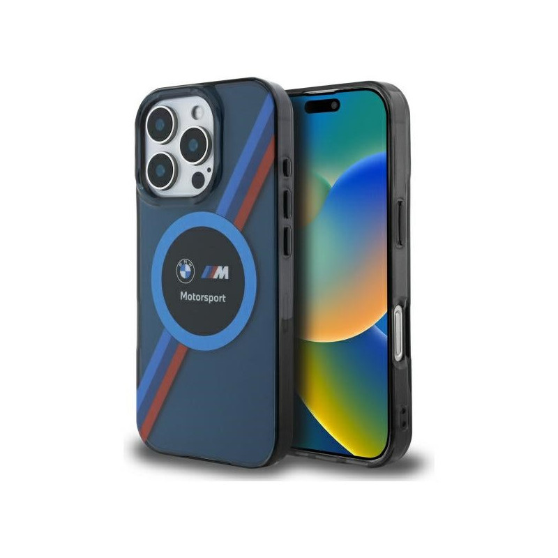 BMW Coque pour iPhone 16Pro Max Bleu Marine Motorsport IML MagSafe MPN BMW Coque pour iPhone 16Pro Max Bleu Marine Motorsport IML MagSafe MPN