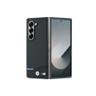 BMW Coque Samsung Galaxy Z Fold6 F956 Magsafe Noir Carbone MPN