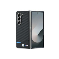 BMW Coque Samsung Galaxy Z Fold6 F956 Magsafe Noir Carbone MPN
