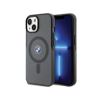 BMW iPhone 13/14/15 Coque Rigide Noire IML Signature MagSafe