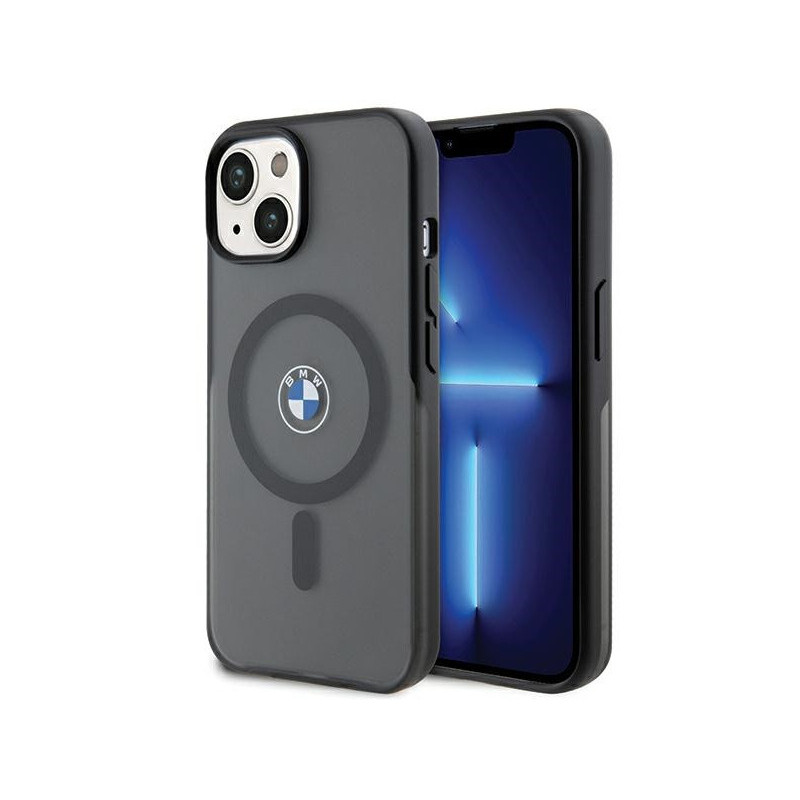 BMW iPhone 13/14/15 Coque Rigide Noire IML Signature MagSafe BMW iPhone 13/14/15 Coque Rigide Noire IML Signature MagSafe