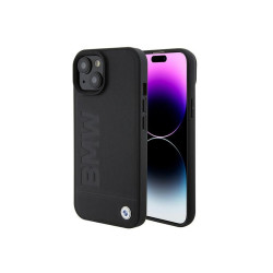 BMW Coque rigide noire pour iPhone 13/14/15 avec logo Signature et MagSafe