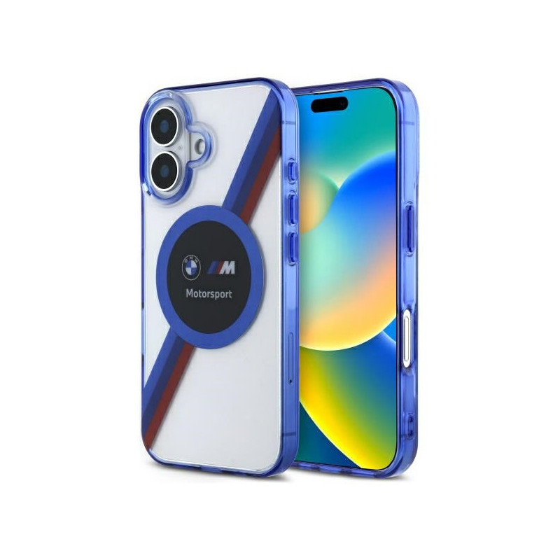 BMW Coque iPhone 16 Transparent Motorsport Cercle IML MagSafe MPN BMW Coque iPhone 16 Transparent Motorsport Cercle IML MagSafe MPN