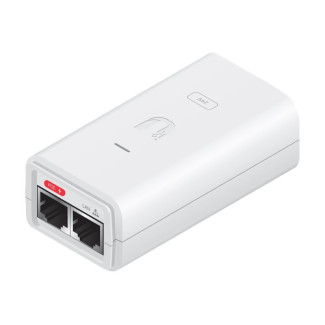 Ubiquiti POE Injector 24VDC 12W Gigabit Port White - POE-24-12W-G-WH