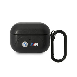 BMW coque AirPods Pro noir cuir ligne courbe