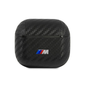 BMW Coque AirPods 3 Noir PU Carbone Collection M